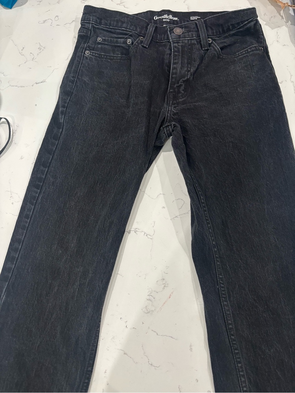Goodfellow & Co Men’s Washed Black Straight Jeans